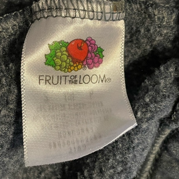 Fruit of the Loom Gray Drawstring Joggers Size Small - Picture 5 of 6
